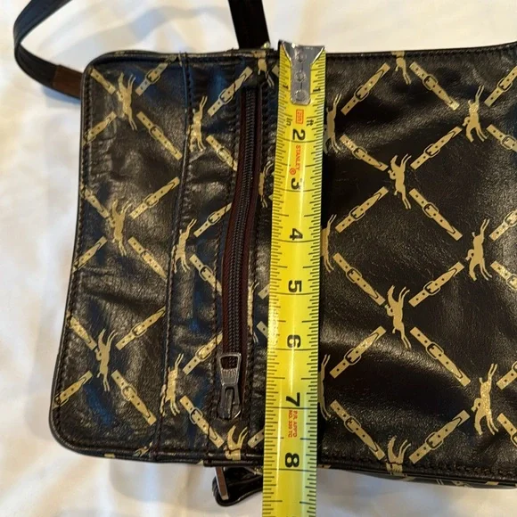 LONGCHAMP Vintage logo Brown Crossbody/ shoulder bag, Camera bag, 2outer pockets - Picture 16 of 16